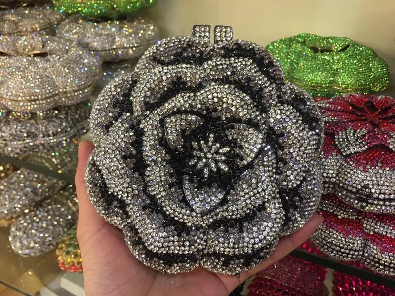 Crystal Flower Bag