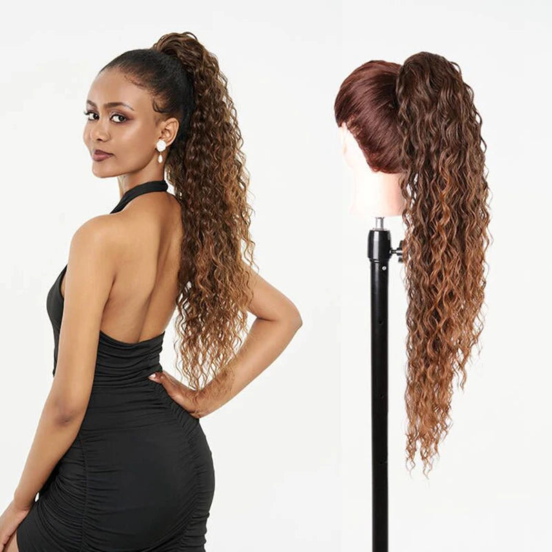 Synthetic Curly Ponytail Drawstring Hairpiece