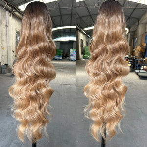 Ponytail 28Inches Blond 27/ 613 Synthetic Hair Extension 180grams Heat Resistant