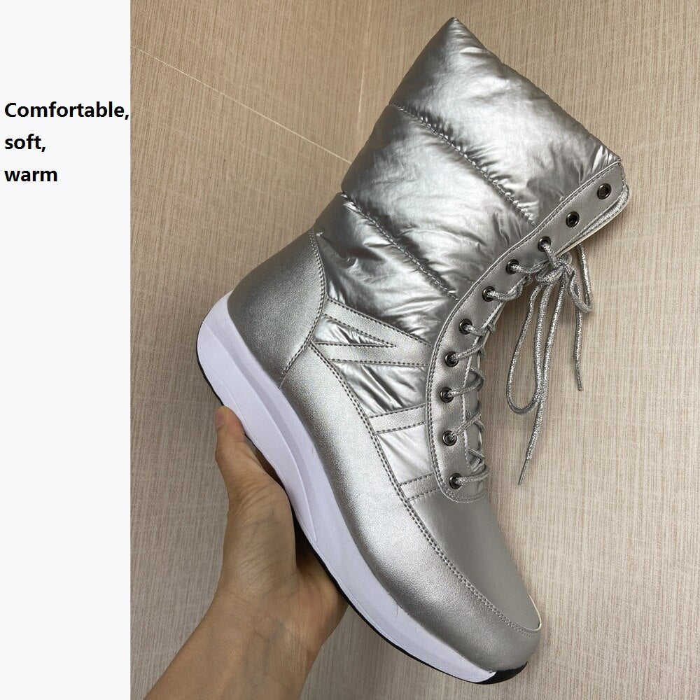 Winter Ankle Boots Waterproof Non Slip