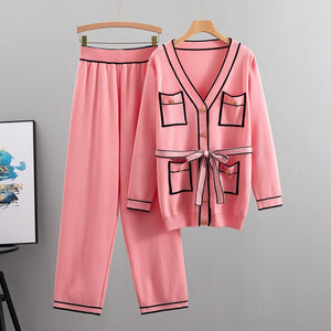 Panelled Knitted Sets