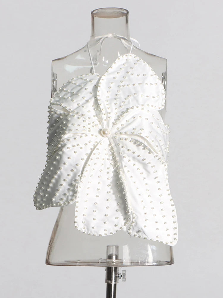 Patchwork Pearls Vest