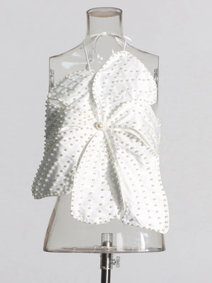 Patchwork Pearls Vest