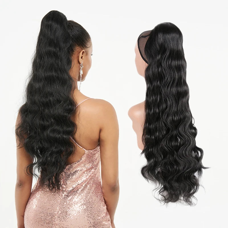 Synthetic Curly Ponytail Drawstring Hairpiece