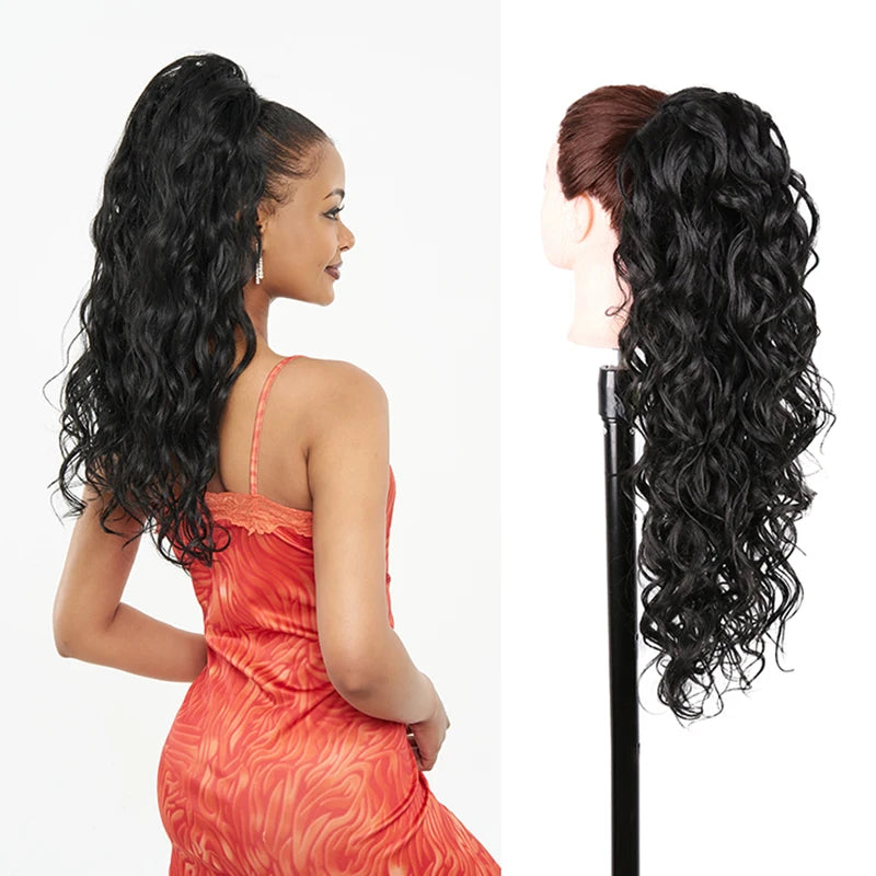 Synthetic Curly Ponytail Drawstring Hairpiece