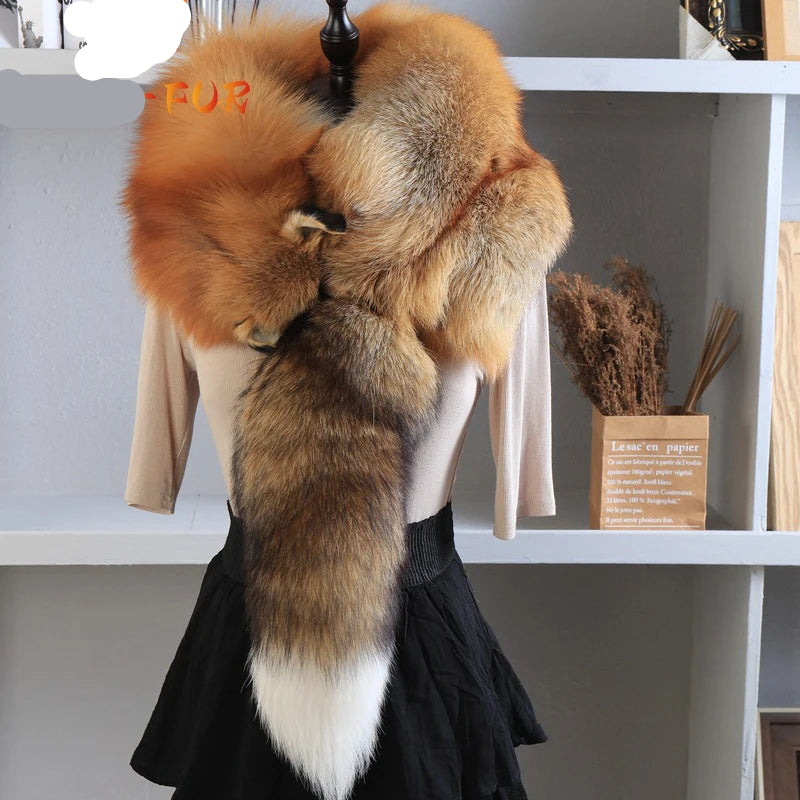 Real Fur Fox Scarf
