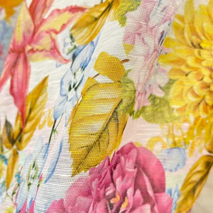 Trendy Multicolor Floral Diamonds Stretchable Dress