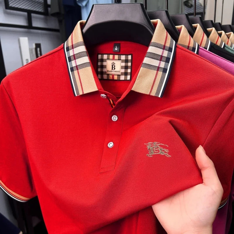 Designer Fashion Brand Short Sleeve Polo Shirt
