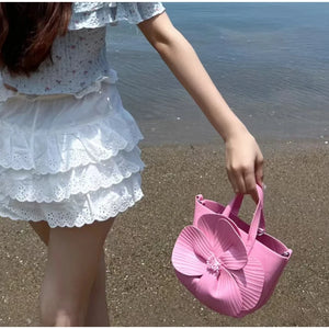 French Petal Flower Handbag