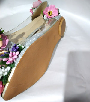 Fairy Style Beauty Flower Transparent Flats