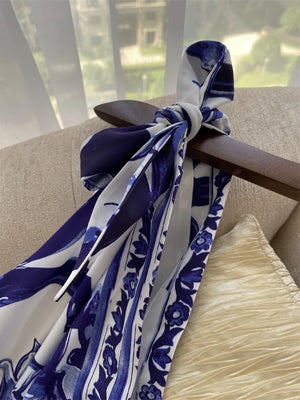 Runway Blue Flower Dress