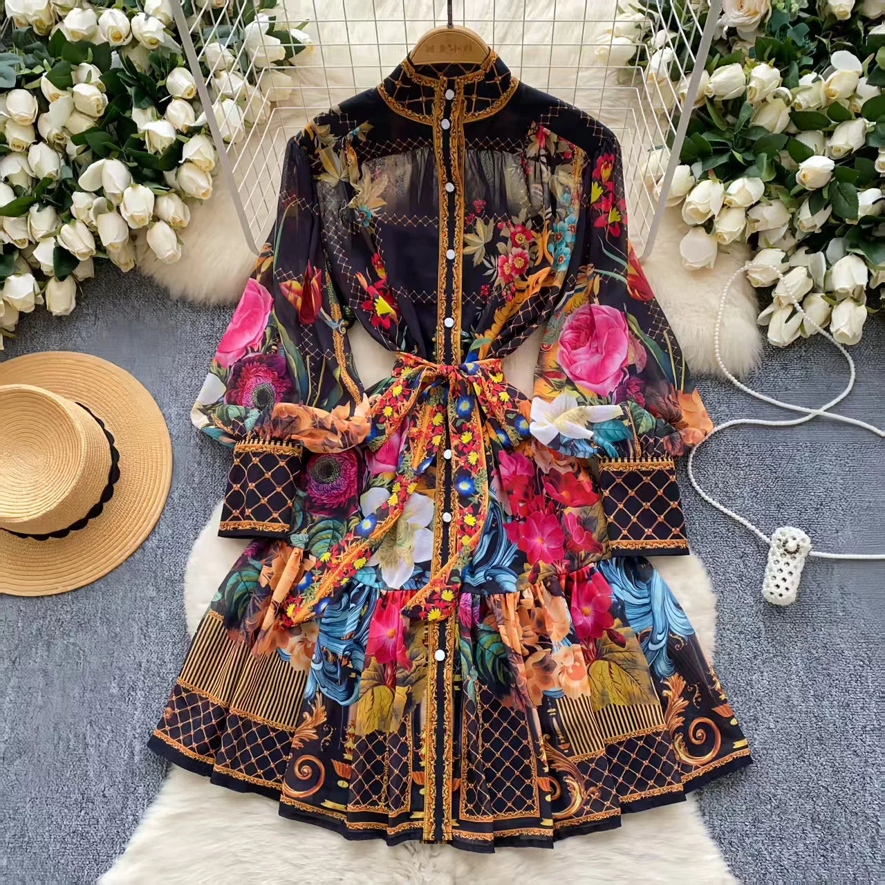Puff Sleeve Dress