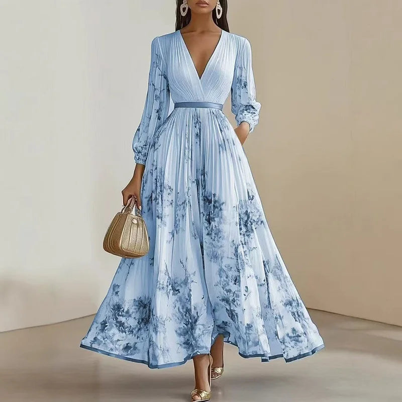 Spring Pleated Dress