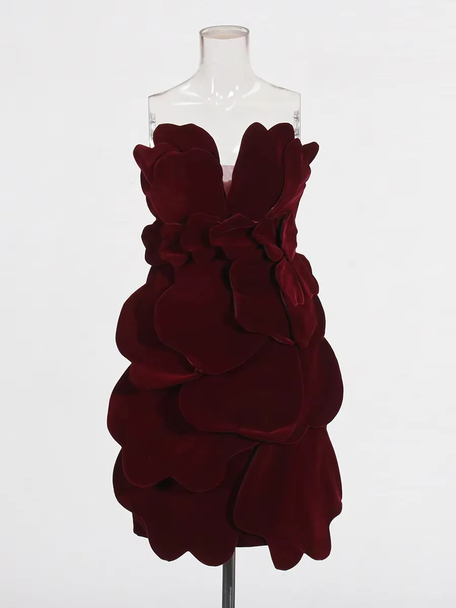 Spliced Appliques Slimming Dresses