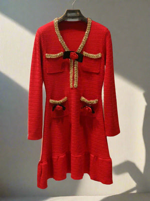 New Year's Red Dress