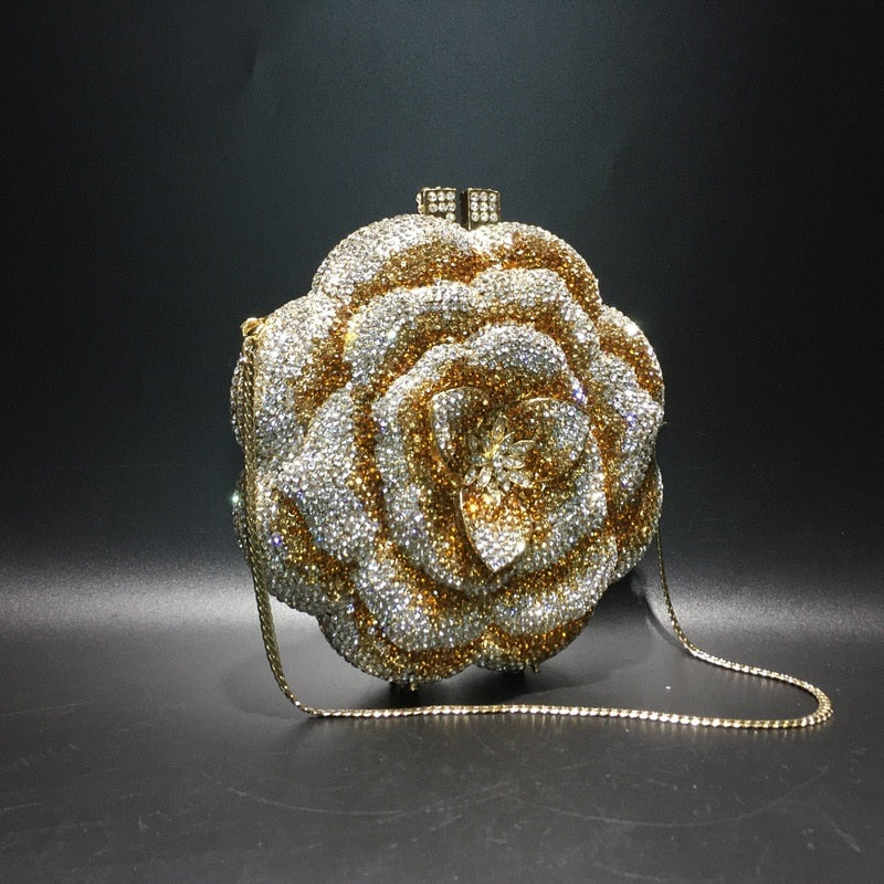 Crystal Flower Bag