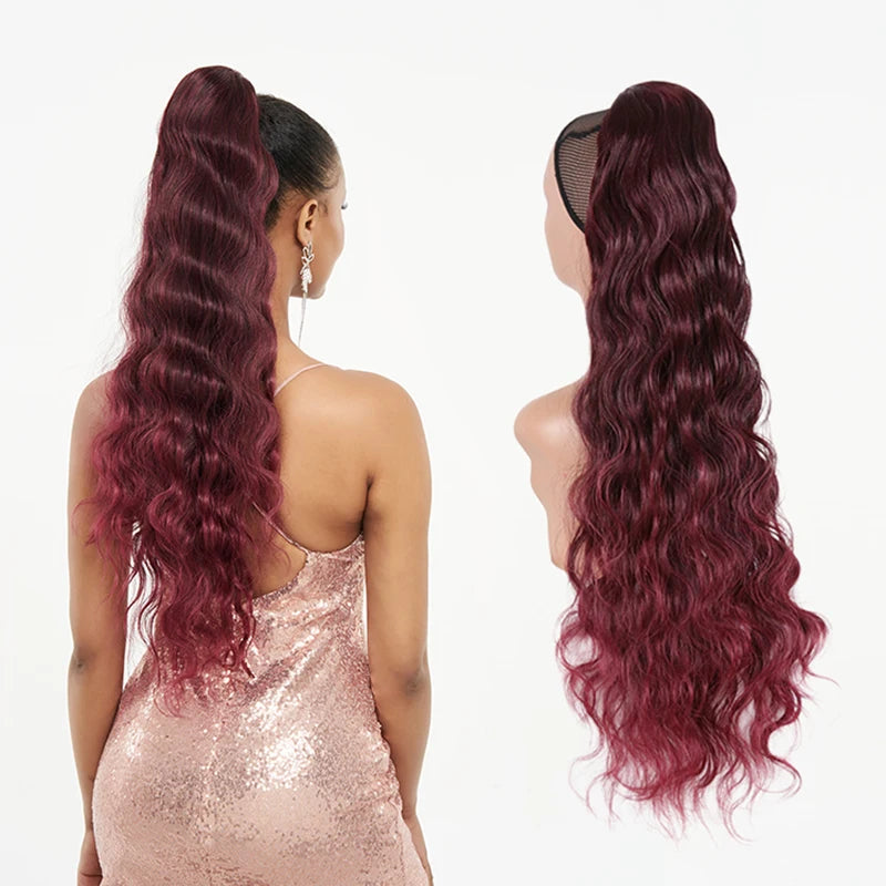 Synthetic Curly Ponytail Drawstring Hairpiece