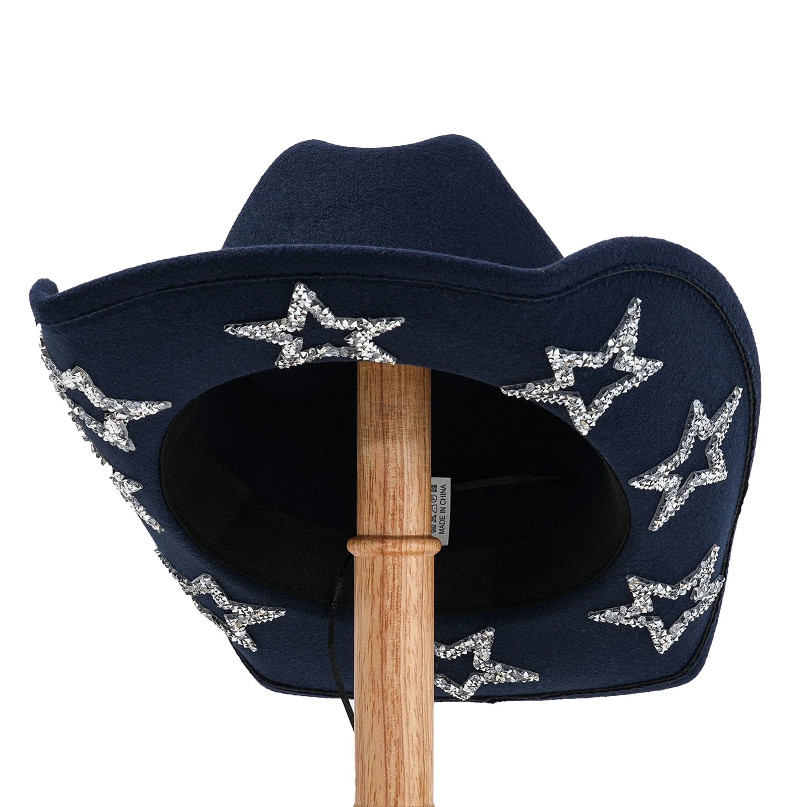 Cowgirl Hat Wide Brim Rhinestone Star Western Hats