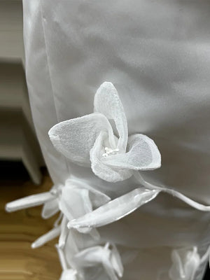 Strapless 3d Flower Mermaid Dress