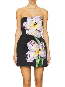 Hit Color Slimming Mini Dresses