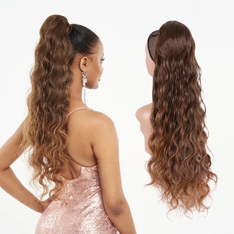 Synthetic Curly Ponytail Drawstring Hairpiece