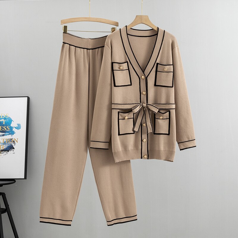 Panelled Knitted Sets