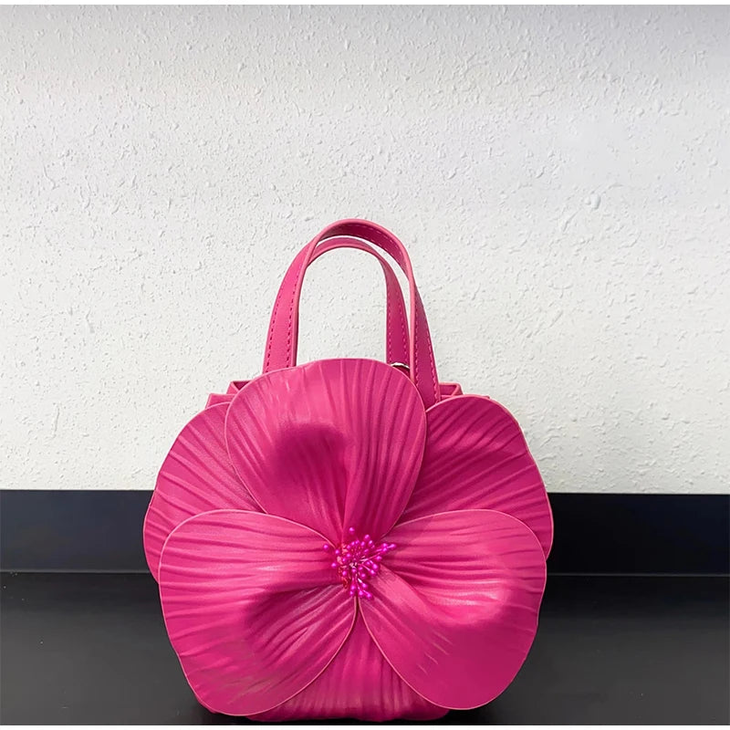 French Petal Flower Handbag