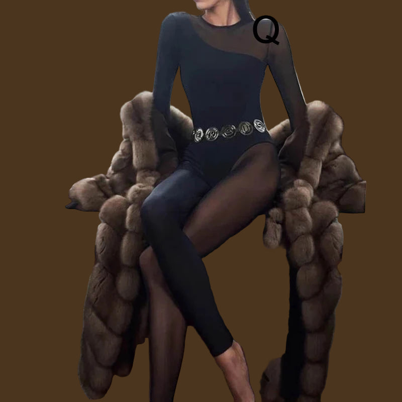 Casual See Through Jumpsuits