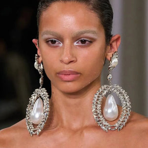 Exaggerated Oversized Dangle Earrings