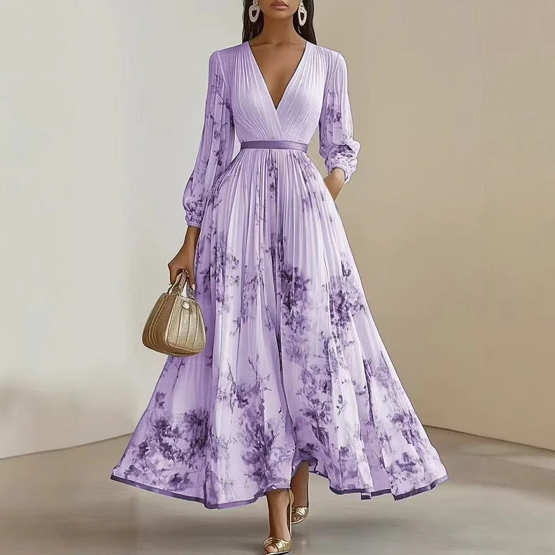 Spring Pleated Dress
