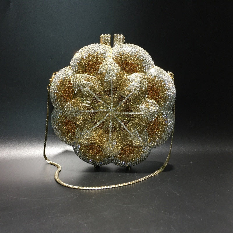 Crystal Flower Bag
