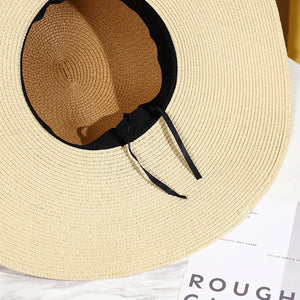 Two Tones Wide Brim Summer Hat