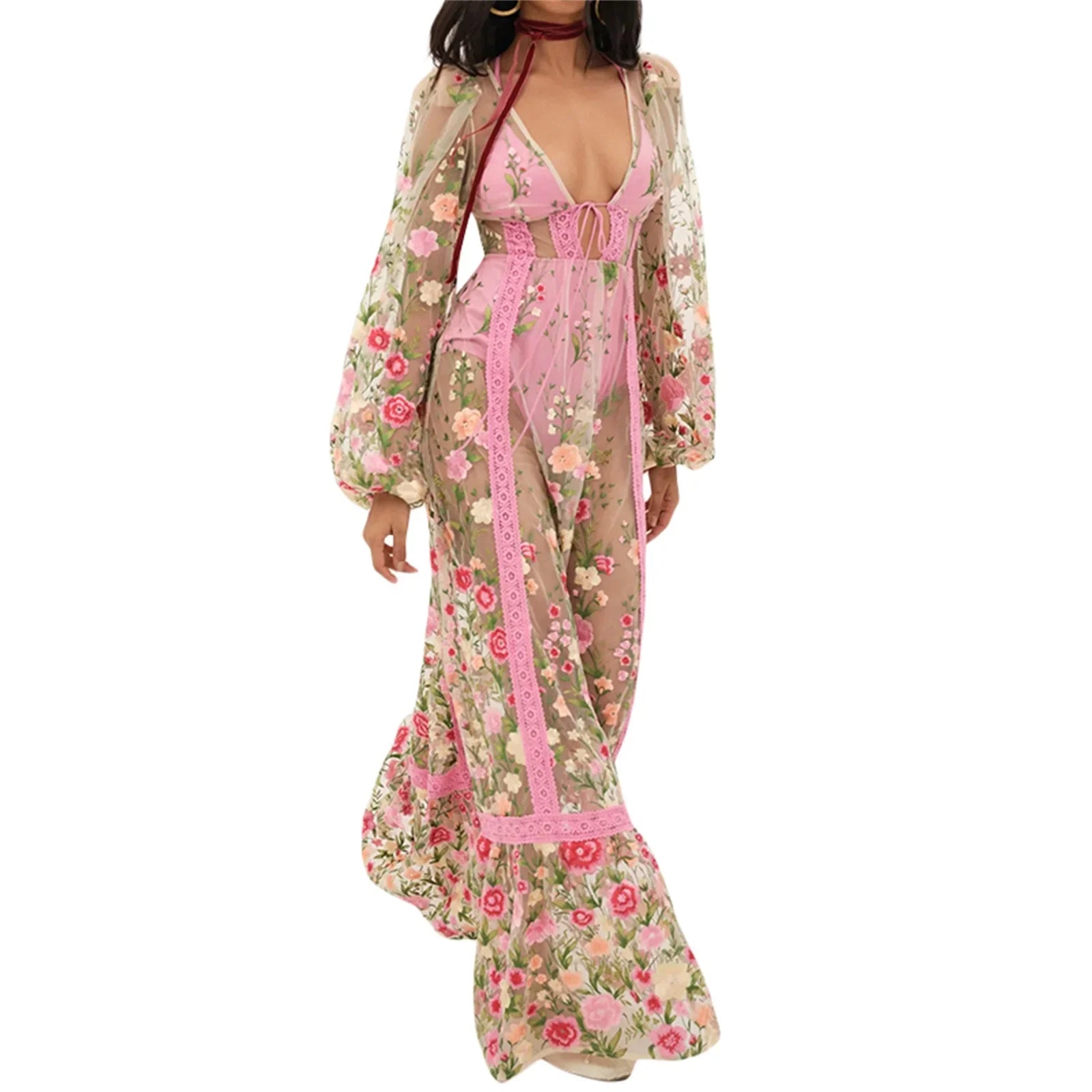 Sweet Long Beach Dress