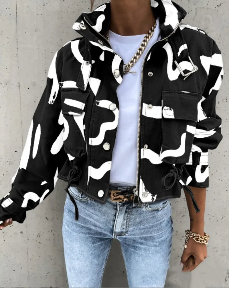 Streetwear Autumn & winter Elegant Pocket Button Coats