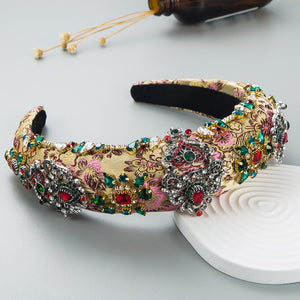 Craft Rhinestones Baroque Wide Headbands