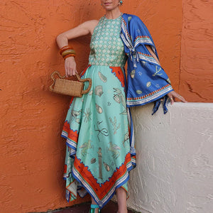 Irregular Dress Long Dress