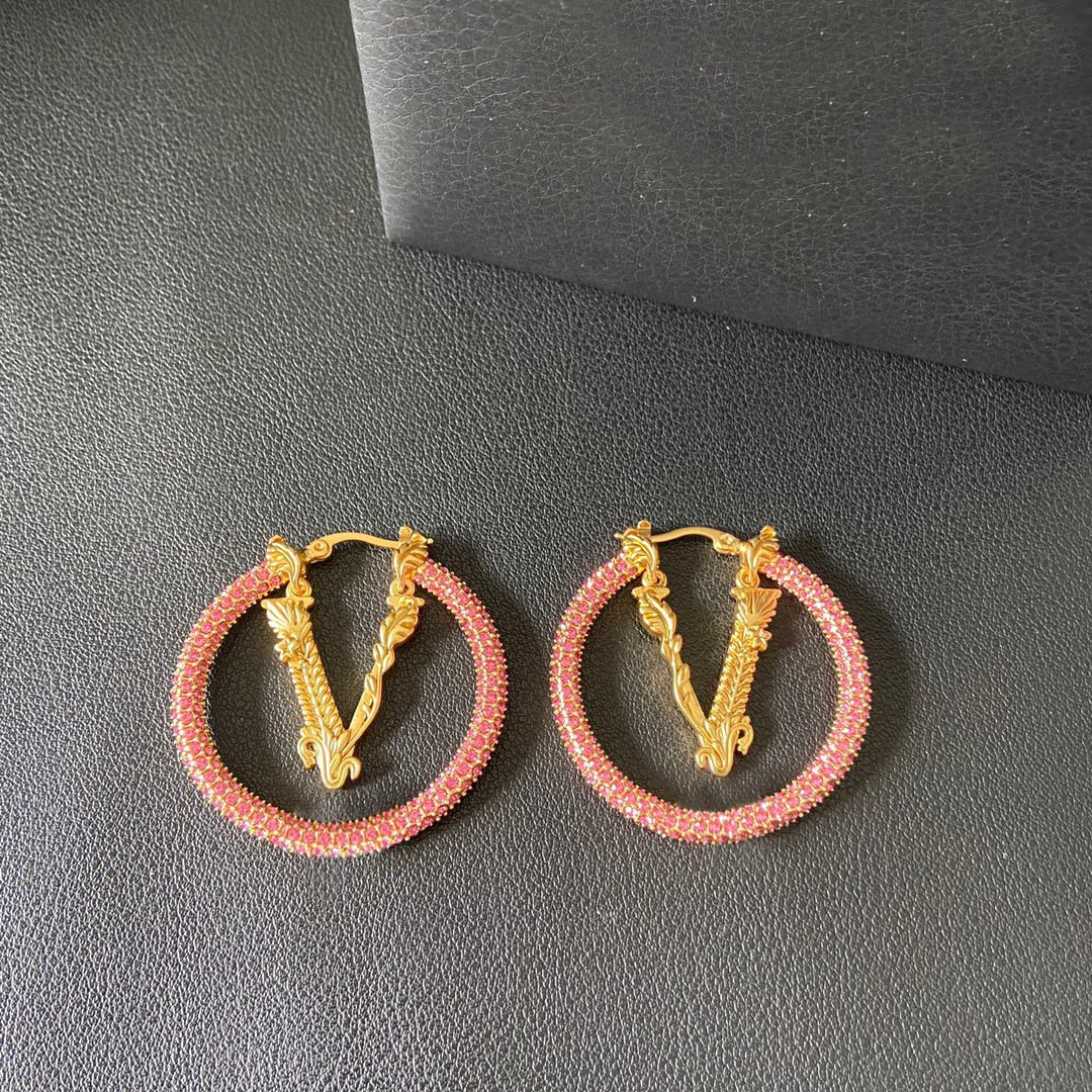 French Round Exquisite Earrings