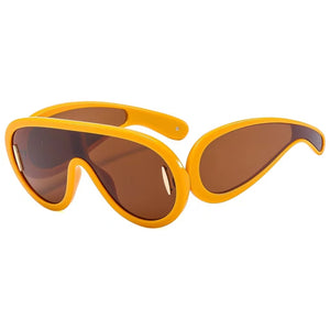 Vintage Retro Rectangle Designer Eyewear UV400