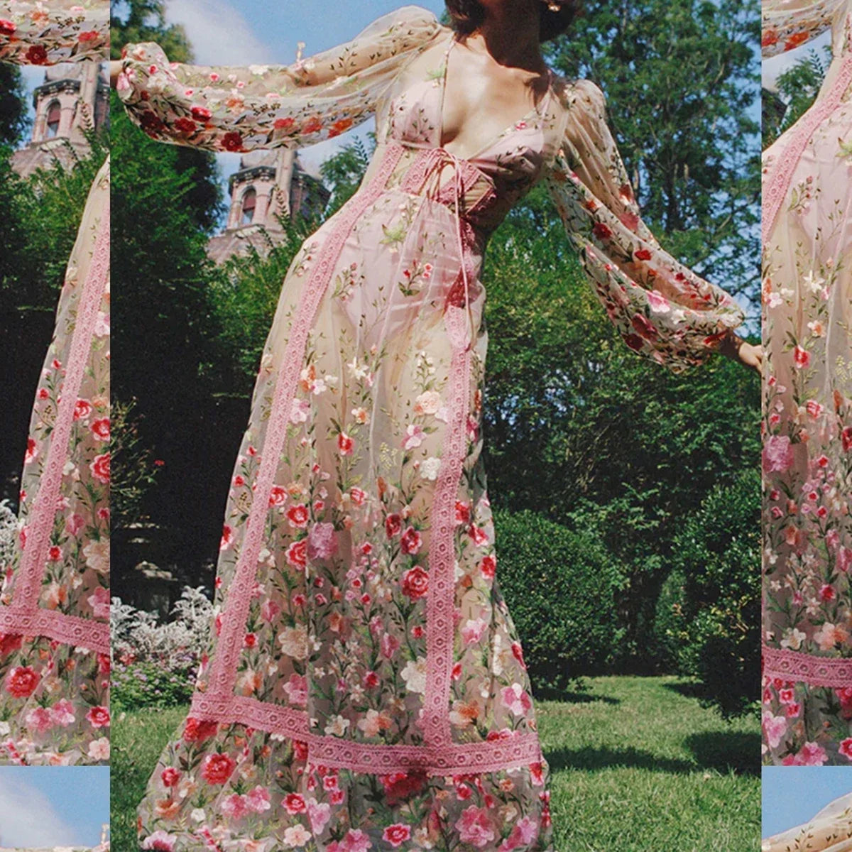 Sweet Long Beach Dress