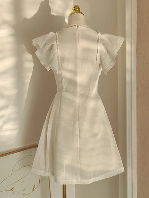 Exquisite Embroidery Luxury Beaded Vintage Dress