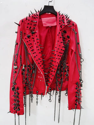 Harajuku Gothic Vintage Leather Jacket