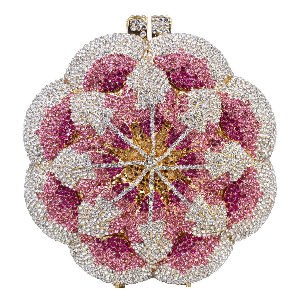 Crystal Flower Bag
