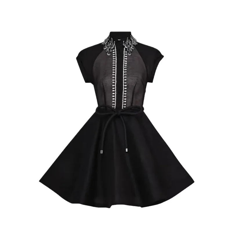 Australian Short Skirt with Tassel Puffy Style Dress