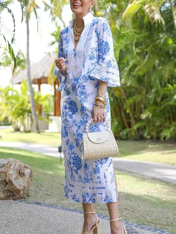 Elegant Floral Printed Dress