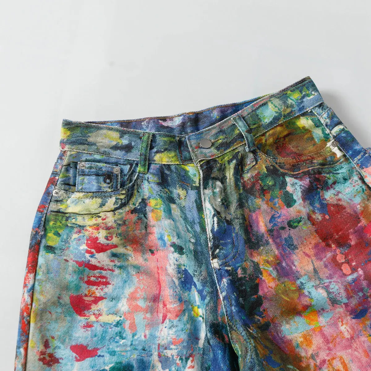 Street Style Graffiti Baggy Jeans