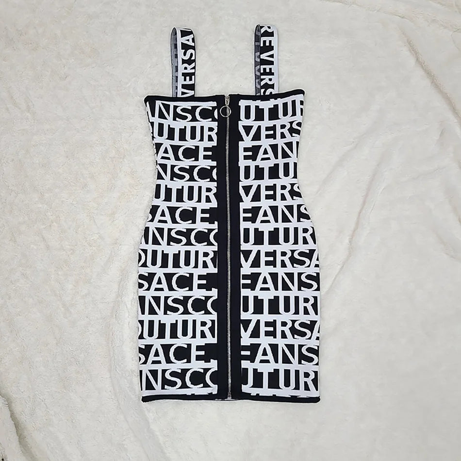 New Fashion Jacquard Bandage Dress