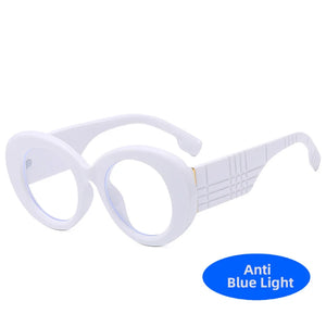 Retro Stripe Yellow Anti Blue Light Glasses