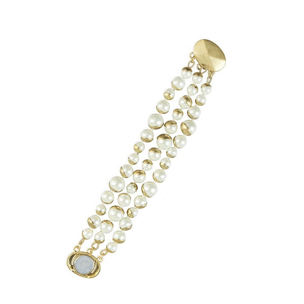 Trendy Vintage Chain  Choker Pearl Necklaces