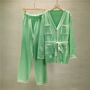 Panelled Knitted Sets