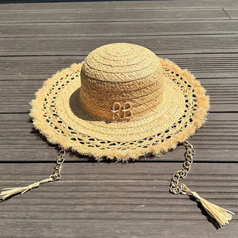 2025 Summer Raffia Straw Hat
